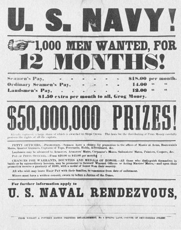 US Navy Recruiting Poster.